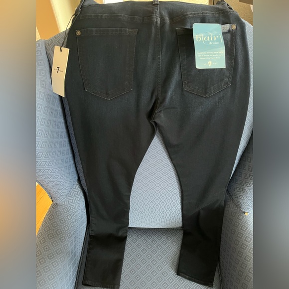 7 For All Mankind Jeans - High Waist Skinny - Ladies sz 26 - Picture 2 of 6